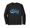 Disney Aladdin Genie Different Expressions Chest Text Logo Long Sleeve T-Shirt