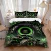 Monster Energy Monster Jam Print 3Pcs Bedding Set,Duvet Cover with 2 Bedro,Pillowcase Home Birthday Gift