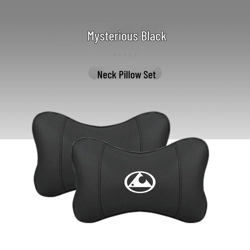 Compatible Car Seat Headrest & Lumbar Support Cushion for Cheetah CS10 CS9 Mattu CT5 CT7 - Neck Protection Standard