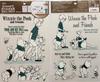 Disney Wall Decor Stickers A5 Size X 2 Patterns Winnie the Pooh DWS7