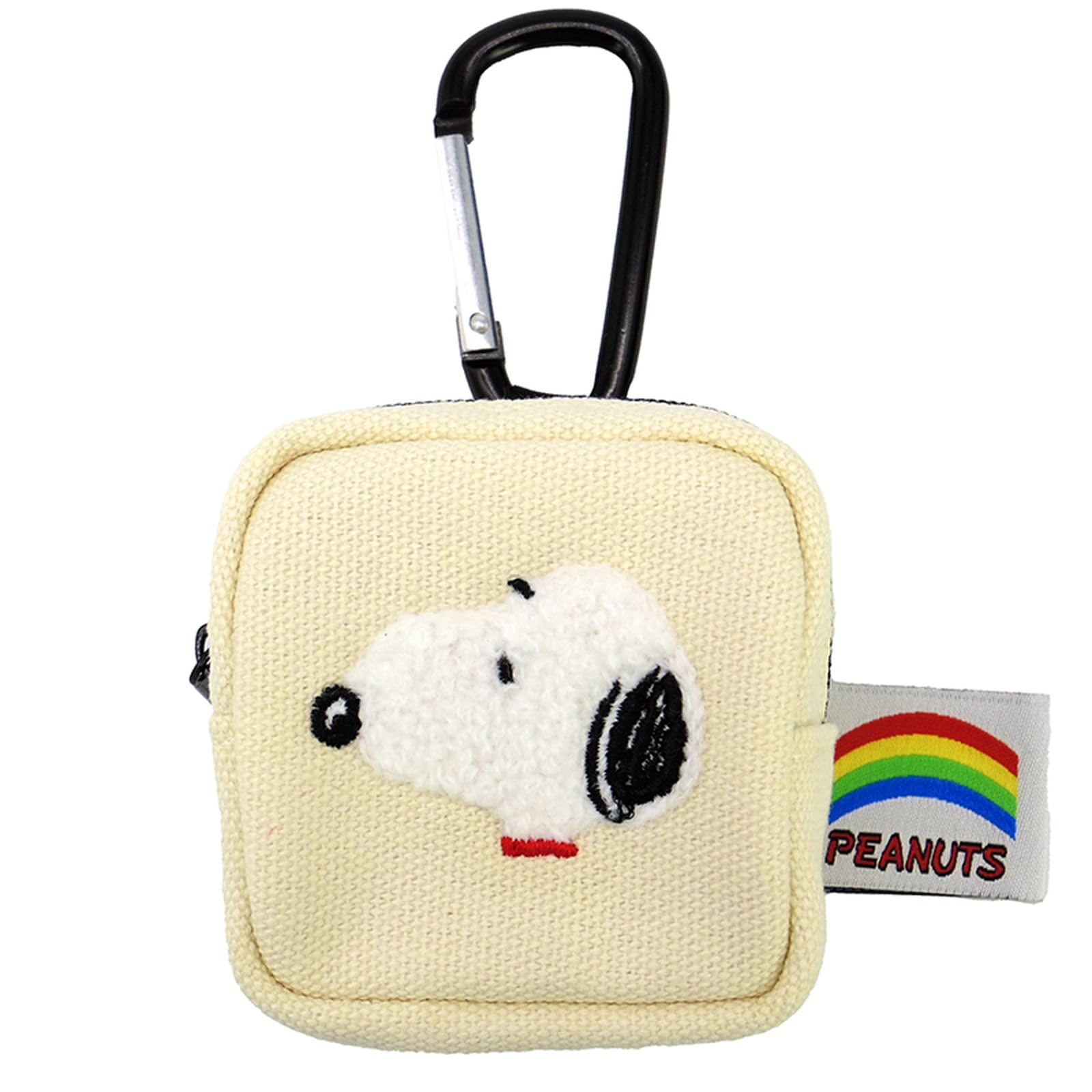 

Nakajima Corporation Peanuts Snoopy Colorful Carabiner Mini Pouch White 206497-25 H7 x W6.5 x D4cm