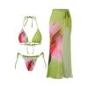 Modischer Sexy Bikini Badeanzug für Damen, Dreiteiliges Strand- & Spa-Set, Sommer-Resort Poolparty Bademode