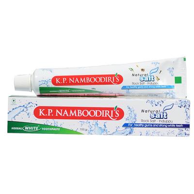 Dentifricio naturale con salgemma (100 grammi), Dentifricio alle erbe con salgemma, K.P. di Namboodiri