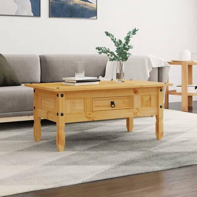 Vidaxl Mexican Style Corona Coffee Table, Pine, 100X55X44 Cm