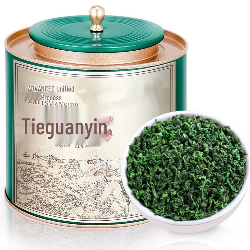 

Новый высокогорный улун Tie Guan Yin - Насыщенный аромат, 500 г листового чая, аромат орхидеи, подарочная банка