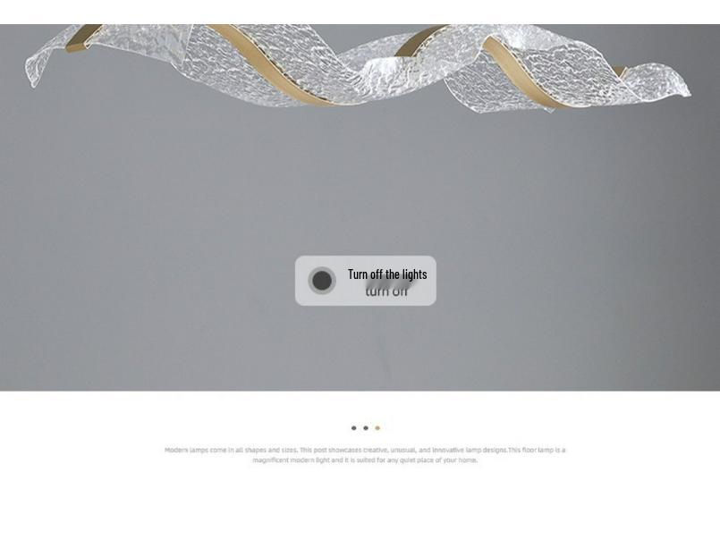 Nordic Starry Sky Wave Chandelier - Modern Designer Lighting for Restaurants, Hotels, Bars, and Tea Rooms