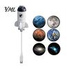 Space Themed Desktop Ornament Holographic Star Projector Lamp, USB Powered, Rocket Shaped, HD Planet Projector, Nebula Shape Night Light with