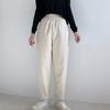 Shop   Women Diagonal Spring Loose Fit Cotton Stretch Pants 21ds Wpt 11807 Z