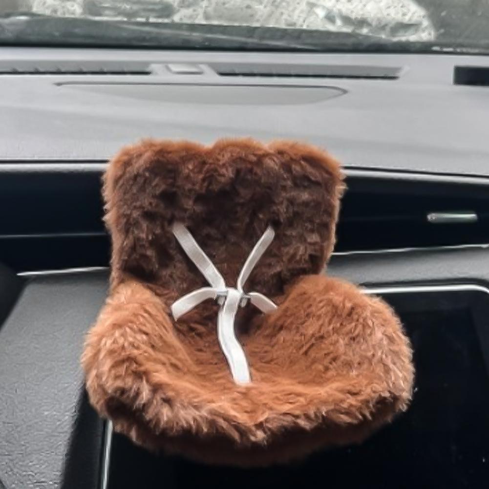 Geeignet für 17 cm süße Puppe, süßer Autosicherheitssitz, Auto-Luftauslass-Dekoration, Auto-Innendekoration, Ornament
