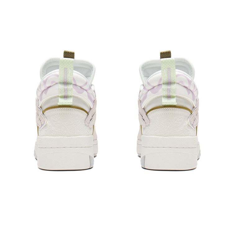 Li Ning We Wo Mid Comfortable Soft Elastic Creative High-Top Sneakers Women sneakers Off-White AGCS106-3