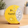 Wooden Material Perpetual Calendar Manual Rotating Manual Rotating Calendar  Home Decoration