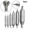 60-Degree Angle Center Drill Bits Metalworking Tough Material 60-Degree Countersink Accurate Center Holes High Speed Steel
