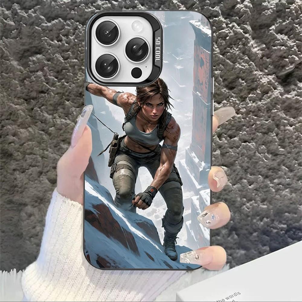 Video Game Tomb Raider Phone Case For IPhone 16 15 14 13 12 11 Pro Max X XR XSMAX 8 7 Plus Matte Shockproof Back Cover