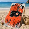 Flyers Hockey Logo Art Beach Towel Microfiber Beach Towel, Lightweight and Quick-Dry, for Summer Travel, Swimming Pool Fan Birthday Gift