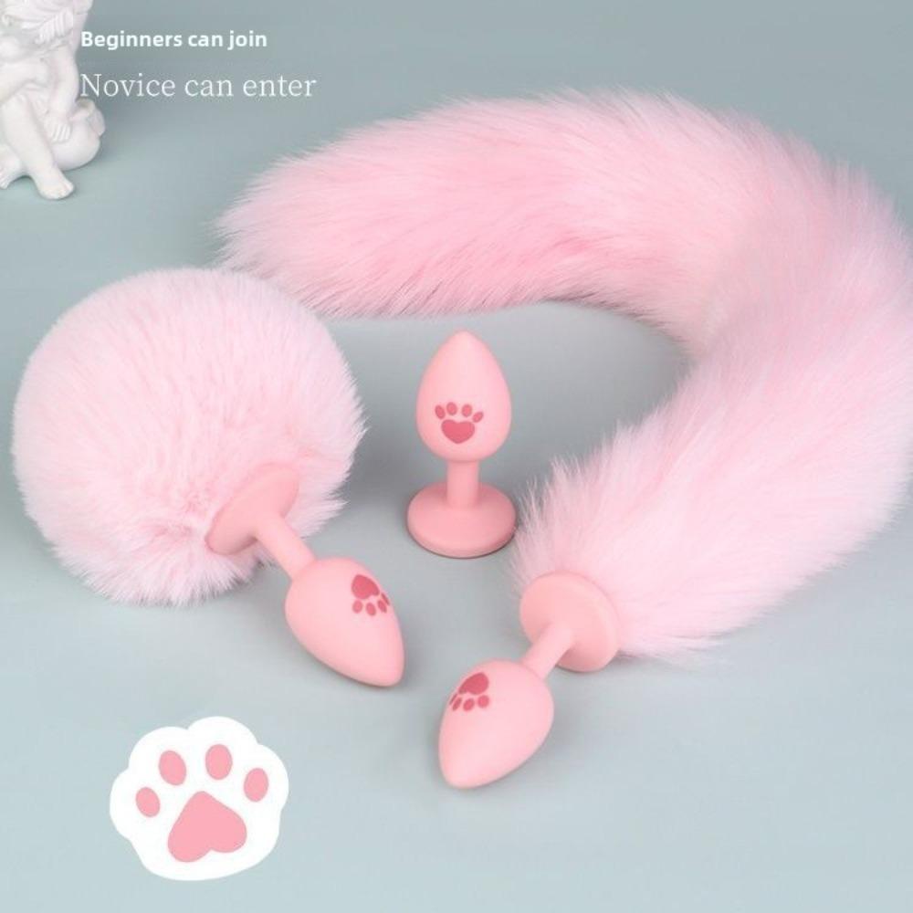 Fox Tail Cat Claw Silicone Anal Plug Sm Flirtation Sex Toys Anal Toys Adult Alternative Cosplay Tail Anal Plugs