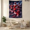 Power Rangers 2D Flat Adventure Tapestry Tapestry Background Cloth Wallmounted Atmospheric Background Cloth Work Of Art Wall Covering Decoration