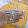 Rhinestone Bow Brooch Pin Tassel Clip Fashion High-End Shoe Bag Accessories Gifts For Women Girls