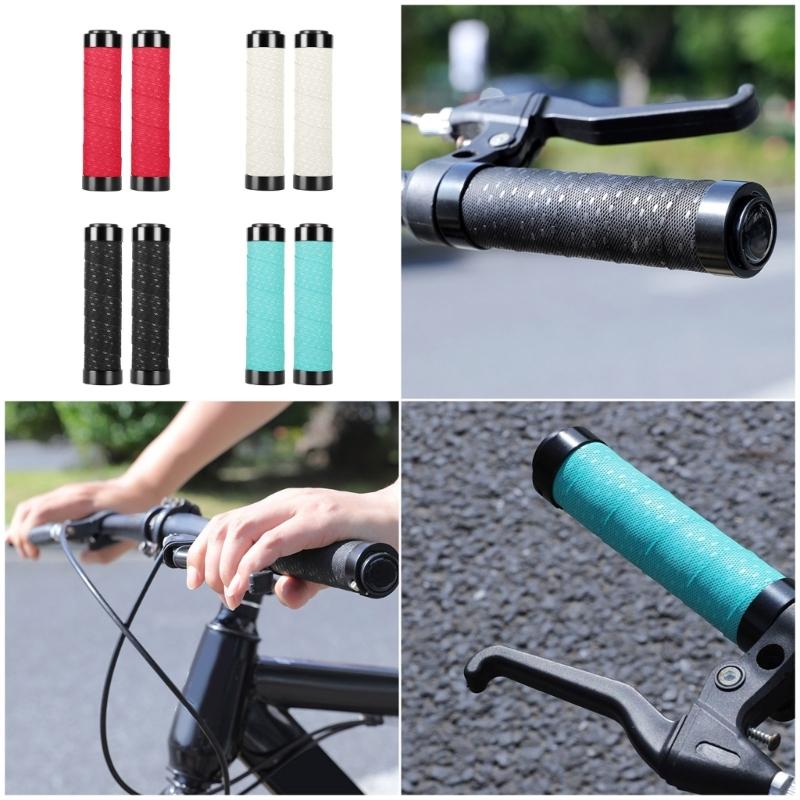 1pair Durability Mountain Bike Grip Ergonomic Comfortable Handlebars Grip for City Commuting