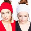 Women's Fashion Sports Stretch Wide Headband Head Wrap Yoga Hair Band Turban
