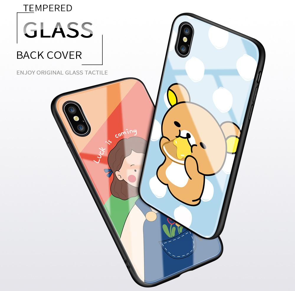Tempered Glass Phone Case For OPPO Reno13 Reno14 Realme 11 12Pro 14 GTNeo6 C21Y C53 C75 OnePlus Nord2 NordCE3Lite Soft Edge Shockproof Smooth Shell