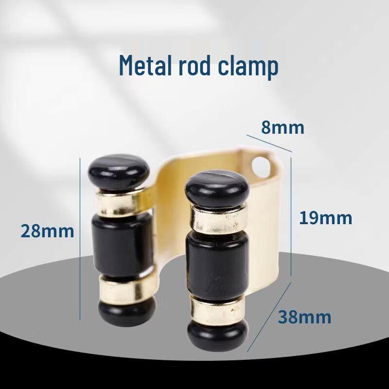 Small Plastic Multi-Purpose Rod Clips (100 Pcs)