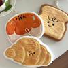 New Cartoon Hand Towel Absorb Water Coral Velvet Kitchen Handkerchief Thickened Hanging Cleaning Cloth Kitchen