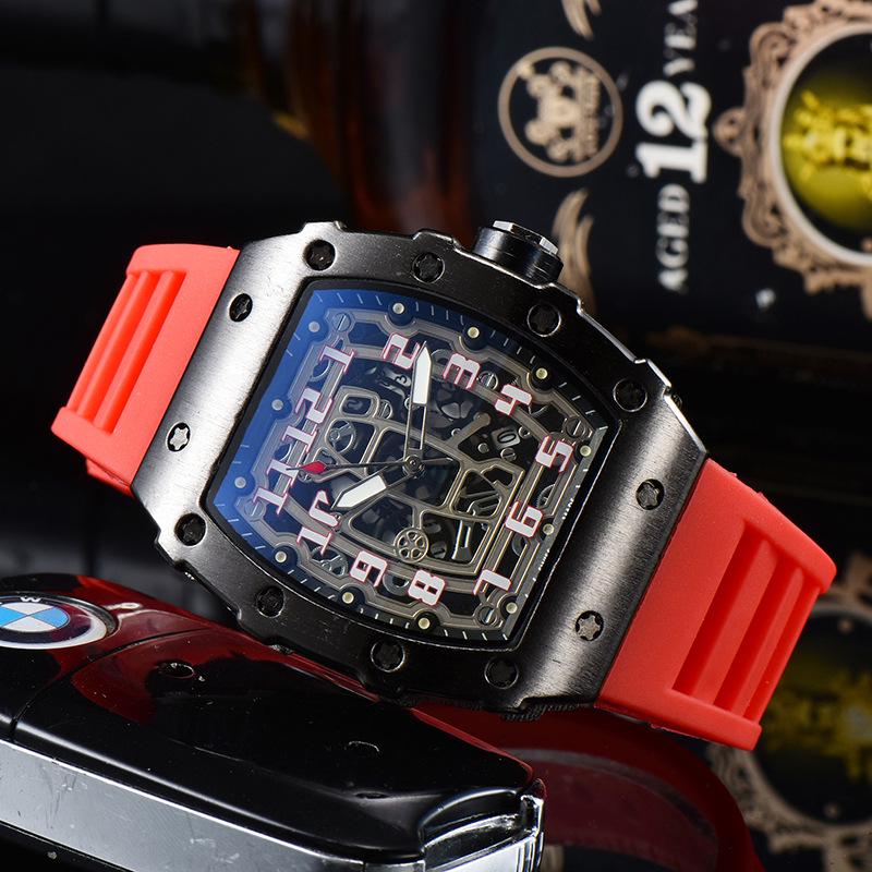 Barrel-Shaped Unisex Quartz Watch with Hollow Non-Mechanical Pointer and Single Calendar