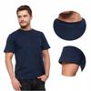 T-Shirt Men's Cotton Short Sleeve M Navy