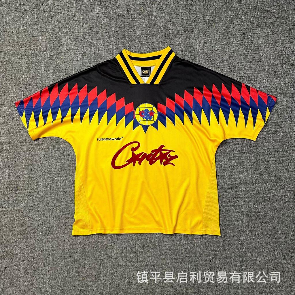 2025 Cross-border Foreign Trade Corteiz Alcatraz Basketball Jersey Letter Printing Street Casual V-neck T-shirt Jersey
