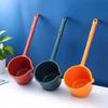 Long Handle Thickened Plastic Water Ladle for Kitchen, Garden Watering, and Baby Bathing