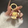 Keychain Pendant Three-dimensional Cat Bell Sound Keyring Keys Bags Phone Lanyard Versatile Hanging Ornament
