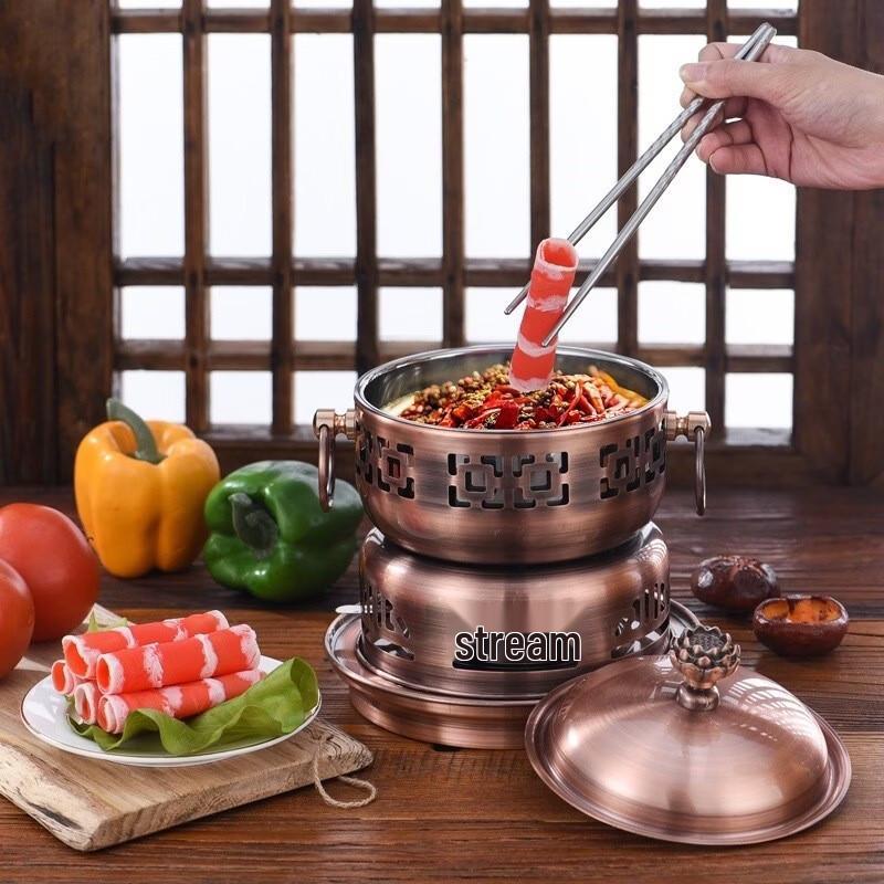 Di Ruien Stainless Steel Personal Alcohol Hot Pot