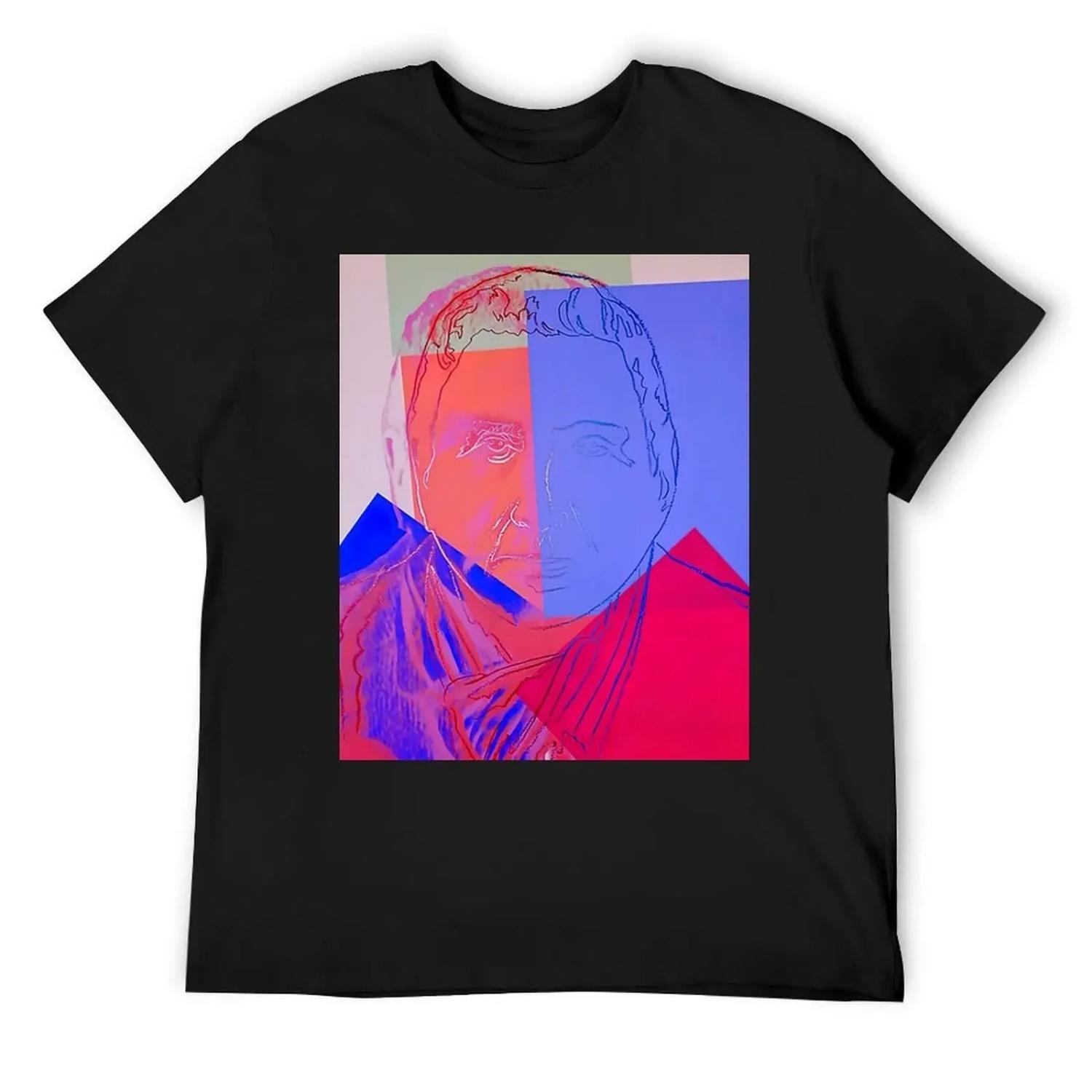 

поп-арт энди уорхола, винтажный энди уорхол, футболка с принтом энди уорхола художник, мужские футболки люкс, мешковатые футболки, мужская винтажная футболка XXXXXL чёрный