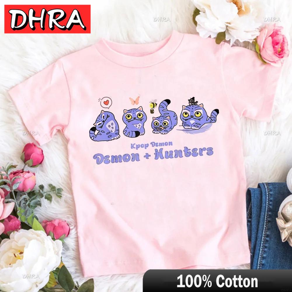 Cute K-pop Demon Hunters Rumi Mira Zpey Film Graphic T-Shirt Men Women Harajuku Y2k Tops Fashion Casual Sweatshirt Unisex Tees