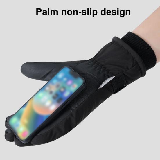 Mănuși de schi de iarnă Mănuși termice rezistente la apă cu ecran tactil Mănuși calde, rezistente la vânt, vreme rece