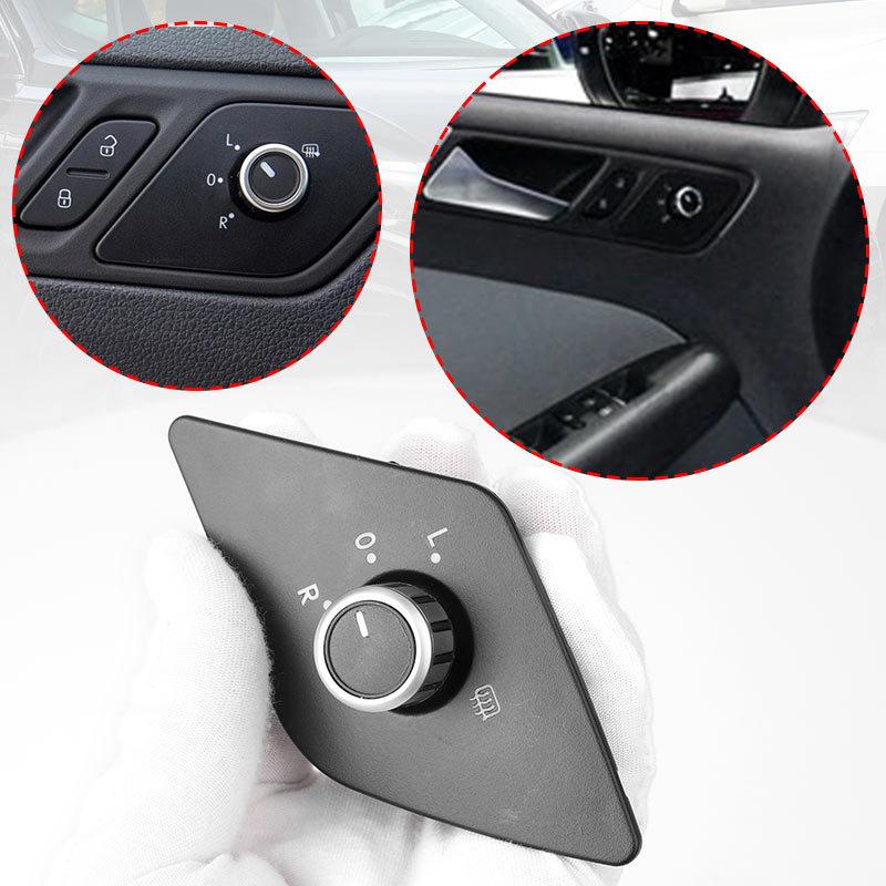 10-Pin Auto Side Mirror Control Adjustment Switch Knob 5C7959565J For Volkswagen VW Jetta MK6 2011 2012 2013 2014 2015 2016