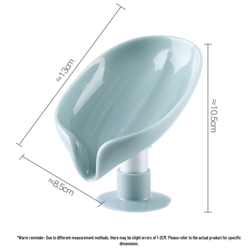 Dual-Layer Punch-Free Draining Soap Holder for Bathroom & Laundry