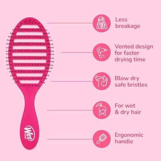 Wet Brush Speed Dry Hair Pink 1 Piece (x 1)