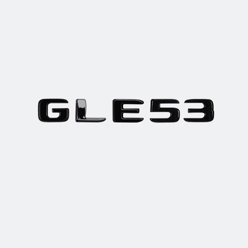 

Car 3D ABS Trunk Letters Logo Badge Emblem Decals Styling Sticker For Mercedes Benz GLE53 GLE350 GLE400 GLE450 W166 W167 4Matic