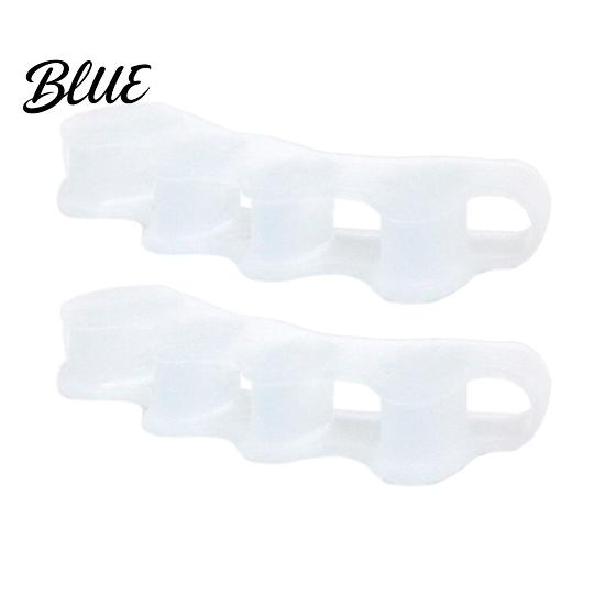 Toe Separator 2Pcs Separators for Overlapping Toes Soft Silicone Bunion Corrector Foot Care Spacers Men Women Reusable Ergonomic Spacer Alignment