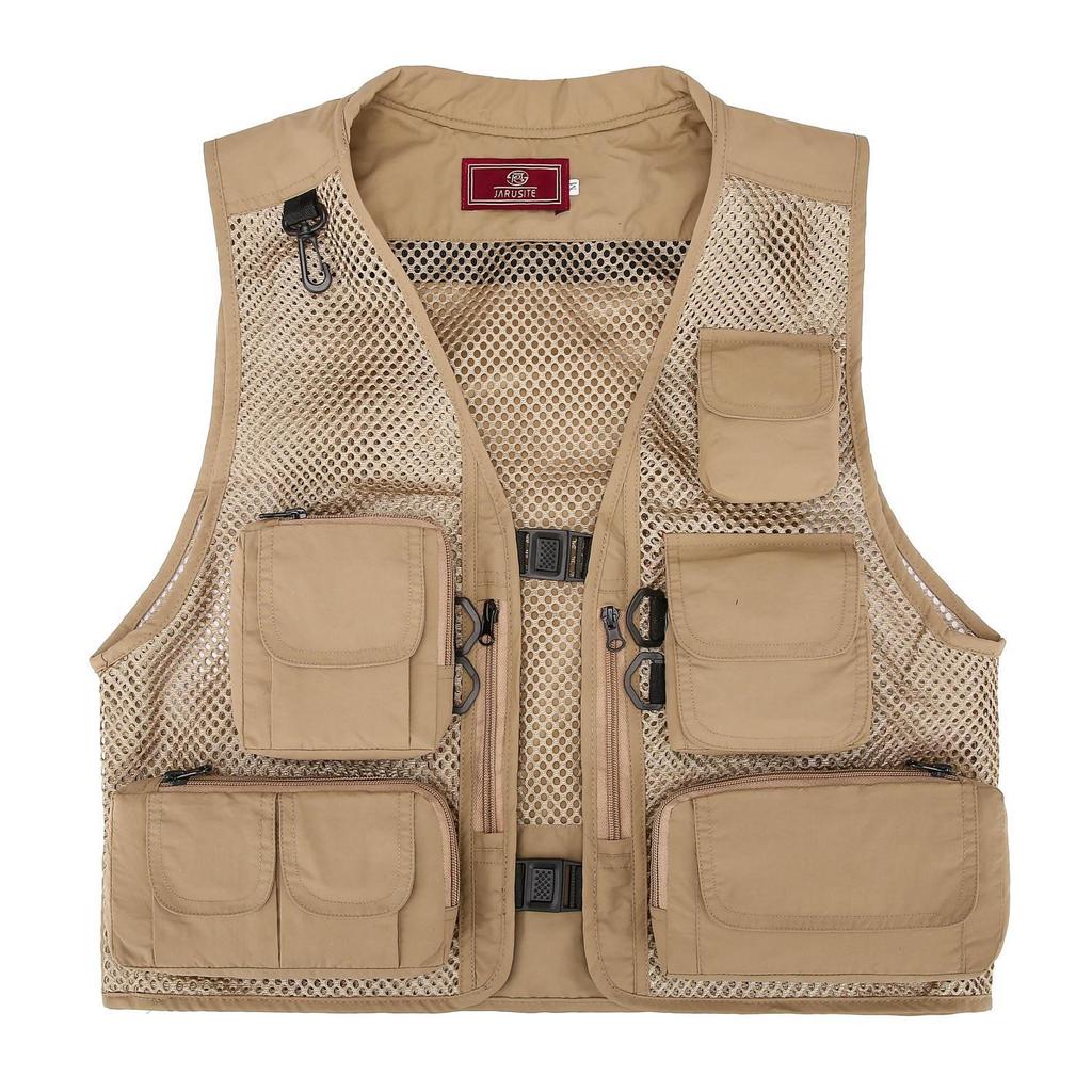 Breathable Mesh Sports Fishing Vest with Multi Pockets for Outdoor Use