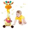 Child's Toy Dog, Interactive Musical Giraffe That Dances, Talking Light-Up with Sounds, Educational Toy Recording and Soft Fun