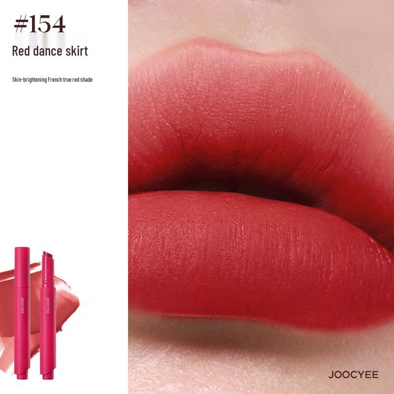 Joocyee Matte Vintage Nude Lipstick - Chic Brown Soft Mist Finish.