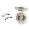 GOSO False Eyelashes - No Glue Needed - Natural Look - Suitable for Light Makeup - Magnetic - One-Piece - Natural Black - Soft - Reusable - Easy To