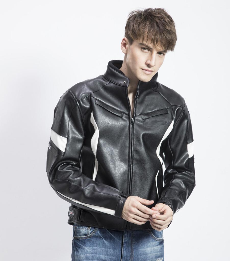 Motorcycle riding clothes windproof warm racing clothes jacket locomotive leather clothes outdoor rider waterproof anti-drop clothes