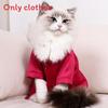 All Clothes Cat Wrapped Pet Clothes Hair Proof Suit Solid Color Fashion Gift