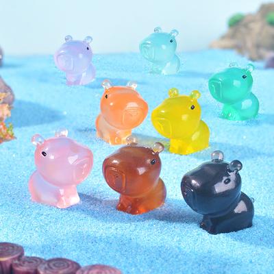 Niedliche und Hässliche Kapibara Handgefertigte Dekorative Artikel Harzhandwerk Mini Ornamente