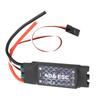 Brushless ESC 40A Black Brushless ESC for RC Fixed Wing Aircraft Short Cable Version Without Plug
