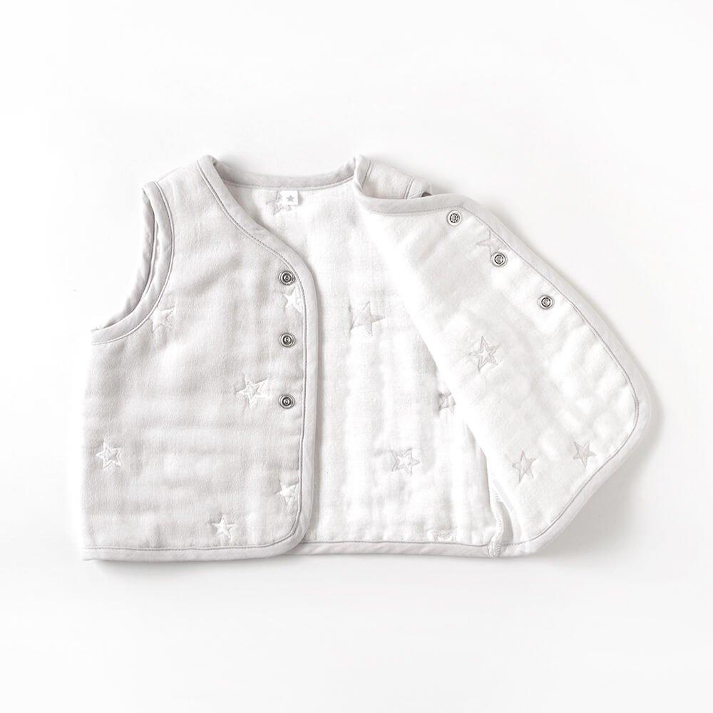 10mois Fluffy Gauze 18251012 (6-Layer Gauze) Chokki, Gray, 70-80cm,