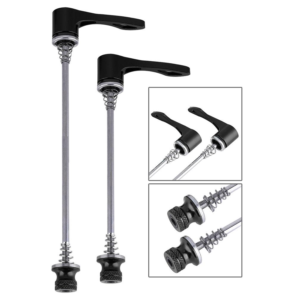 1 Pair   Quick Relse Skewers Axle Skewer 157MM 197MM for   Road Bike Black